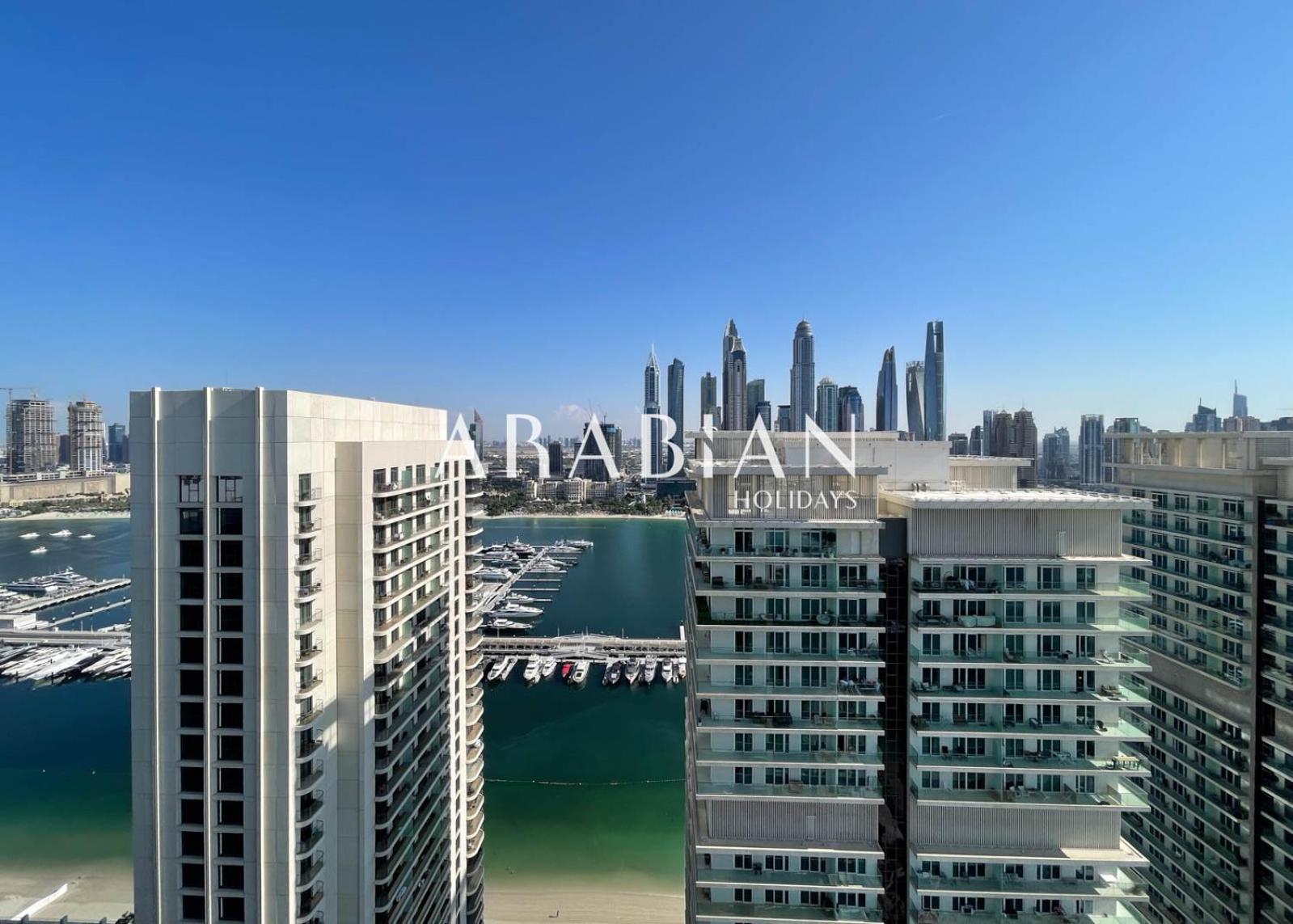 Charming 2Br With Sea View&Beach Access Leilighet Dubai Eksteriør bilde