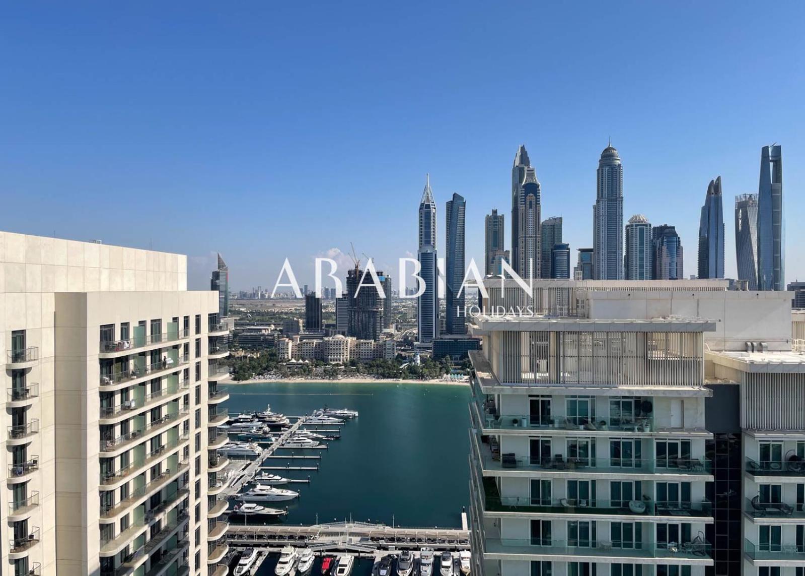 Charming 2Br With Sea View&Beach Access Leilighet Dubai Eksteriør bilde