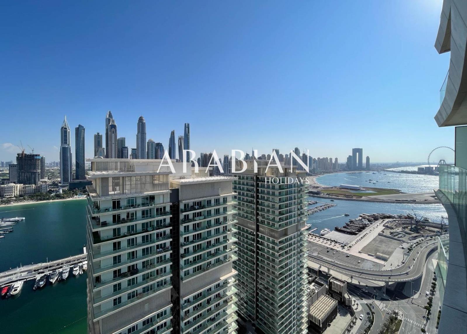 Charming 2Br With Sea View&Beach Access Leilighet Dubai Eksteriør bilde