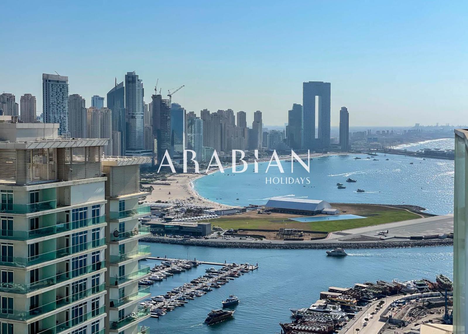 Charming 2Br With Sea View&Beach Access Leilighet Dubai Eksteriør bilde