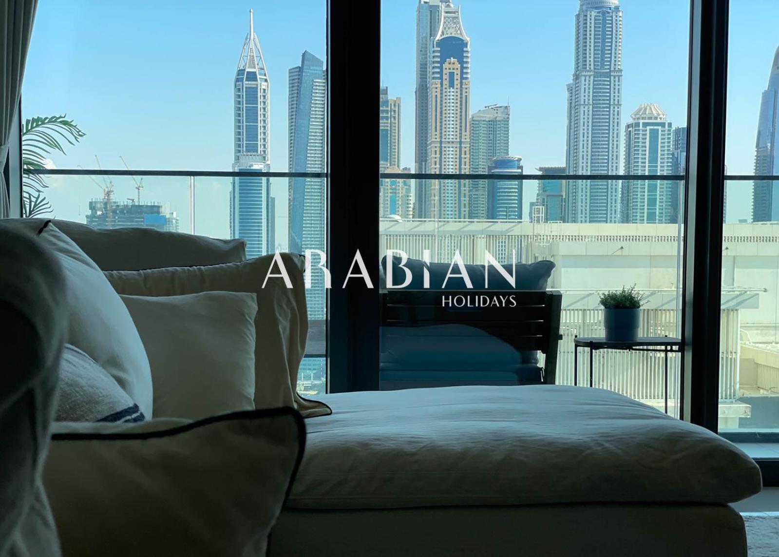 Charming 2Br With Sea View&Beach Access Leilighet Dubai Eksteriør bilde