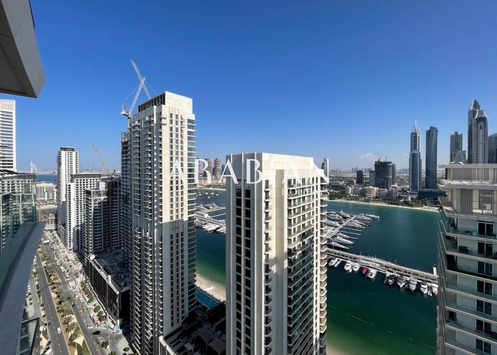 Charming 2Br With Sea View&Beach Access Leilighet Dubai Eksteriør bilde