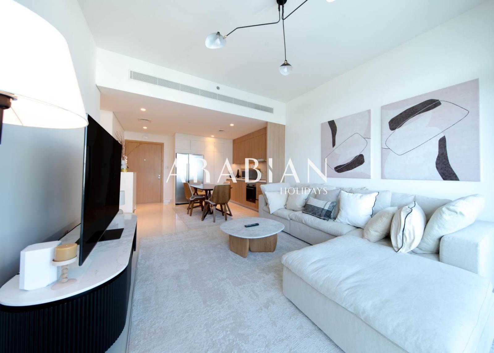 Charming 2Br With Sea View&Beach Access Leilighet Dubai Eksteriør bilde